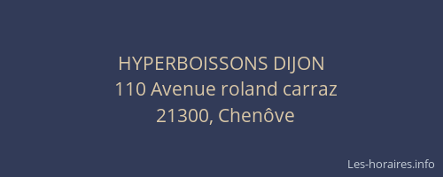 HYPERBOISSONS DIJON