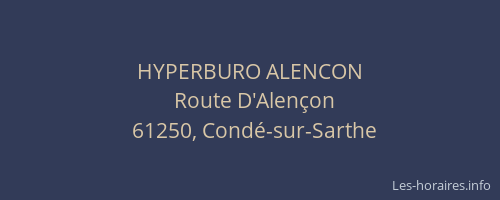 HYPERBURO ALENCON