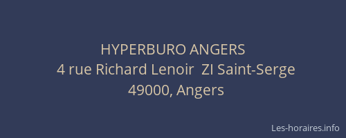 HYPERBURO ANGERS