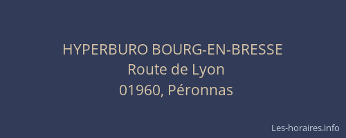 HYPERBURO BOURG-EN-BRESSE