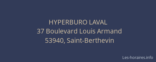 HYPERBURO LAVAL