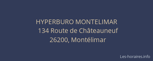 HYPERBURO MONTELIMAR