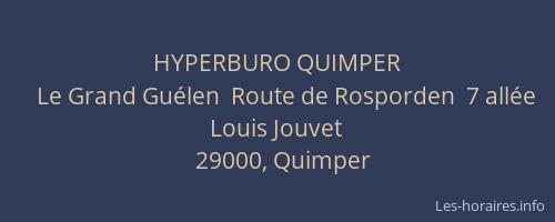 HYPERBURO QUIMPER
