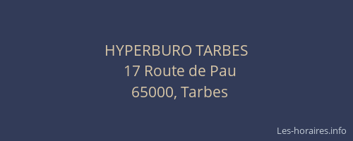 HYPERBURO TARBES