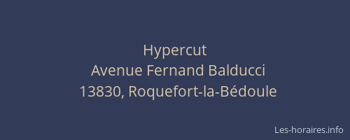 Hypercut