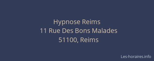Hypnose Reims