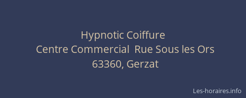 Hypnotic Coiffure