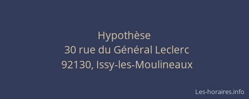 Hypothèse