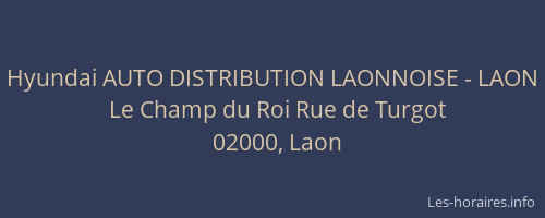 Hyundai AUTO DISTRIBUTION LAONNOISE - LAON
