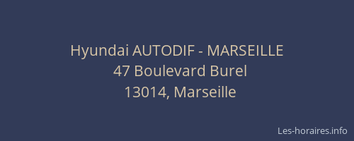 Hyundai AUTODIF - MARSEILLE