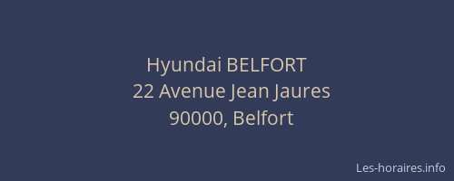 Hyundai BELFORT
