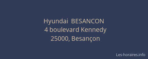 Hyundai  BESANCON