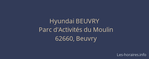 Hyundai BEUVRY
