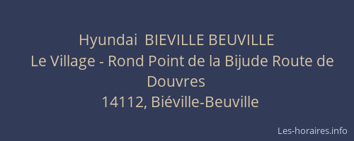 Hyundai  BIEVILLE BEUVILLE