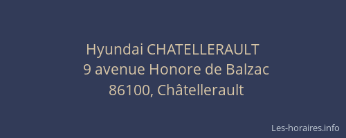 Hyundai CHATELLERAULT