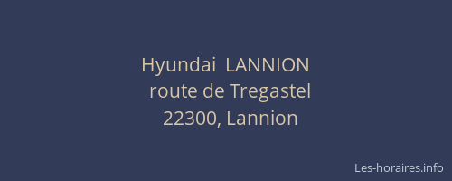Hyundai  LANNION