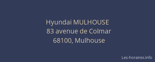 Hyundai MULHOUSE
