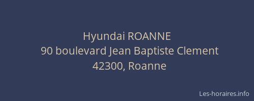 Hyundai ROANNE