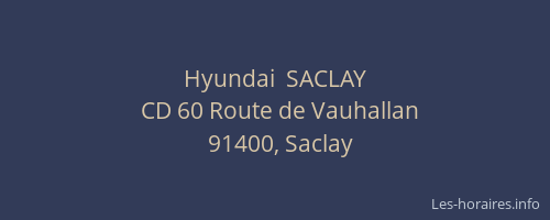 Hyundai  SACLAY