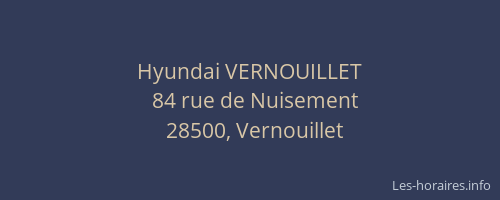 Hyundai VERNOUILLET
