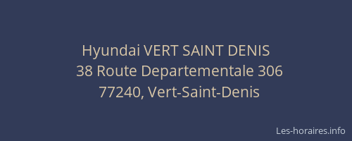 Hyundai VERT SAINT DENIS