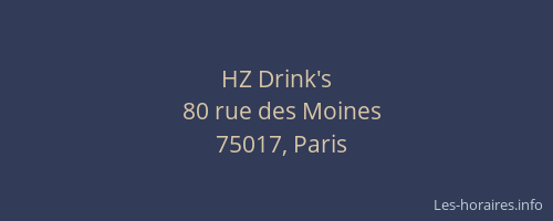 HZ Drink's