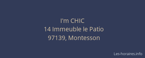I'm CHIC