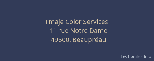 I'maje Color Services
