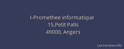 I-Promethee informatique