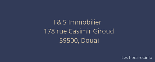 I & S Immobilier