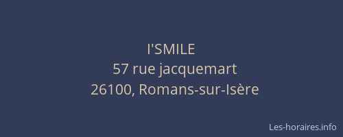I'SMILE