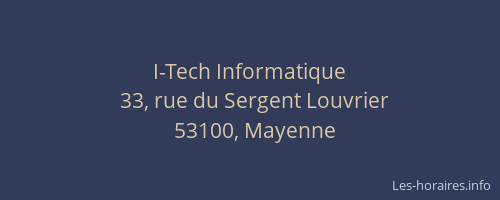 I-Tech Informatique