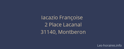 Iacazio Françoise