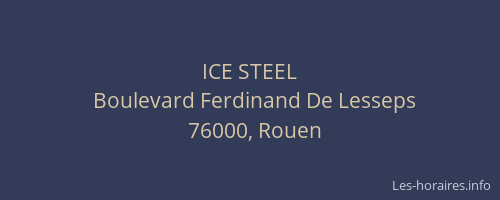 ICE STEEL