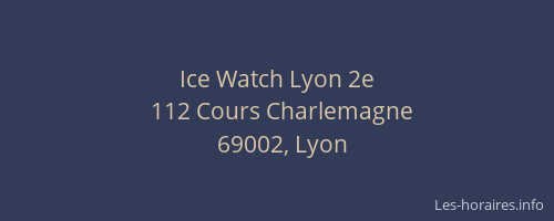 Ice Watch Lyon 2e