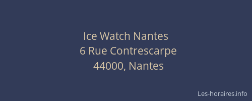 Ice Watch Nantes