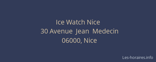 Ice Watch Nice