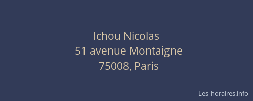 Ichou Nicolas