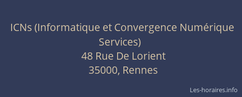 ICNs (Informatique et Convergence Numérique Services)