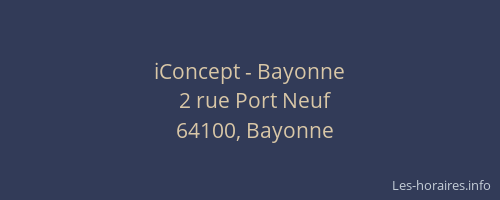iConcept - Bayonne