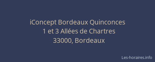 iConcept Bordeaux Quinconces