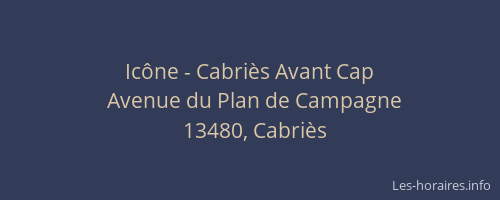 Icône - Cabriès Avant Cap
