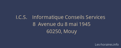I.C.S.    Informatique Conseils Services