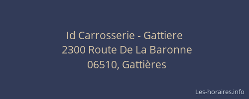 Id Carrosserie - Gattiere