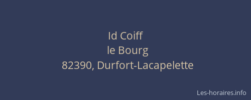 Id Coiff