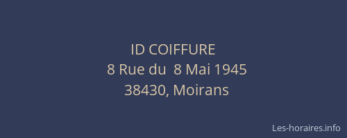 ID COIFFURE