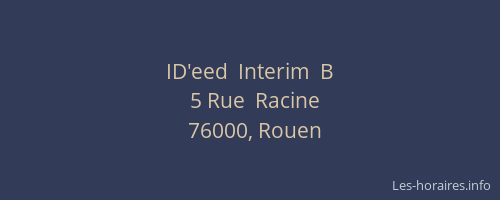 ID'eed  Interim  B