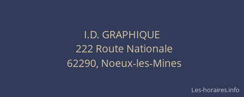 I.D. GRAPHIQUE