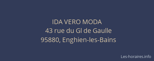 IDA VERO MODA