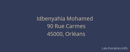 Idbenyahia Mohamed